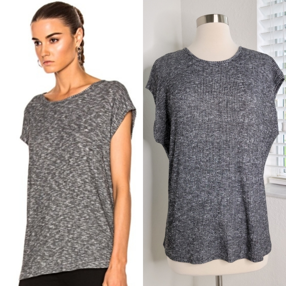 Rag & Bone Knot Back Knit Tee M. - image 1